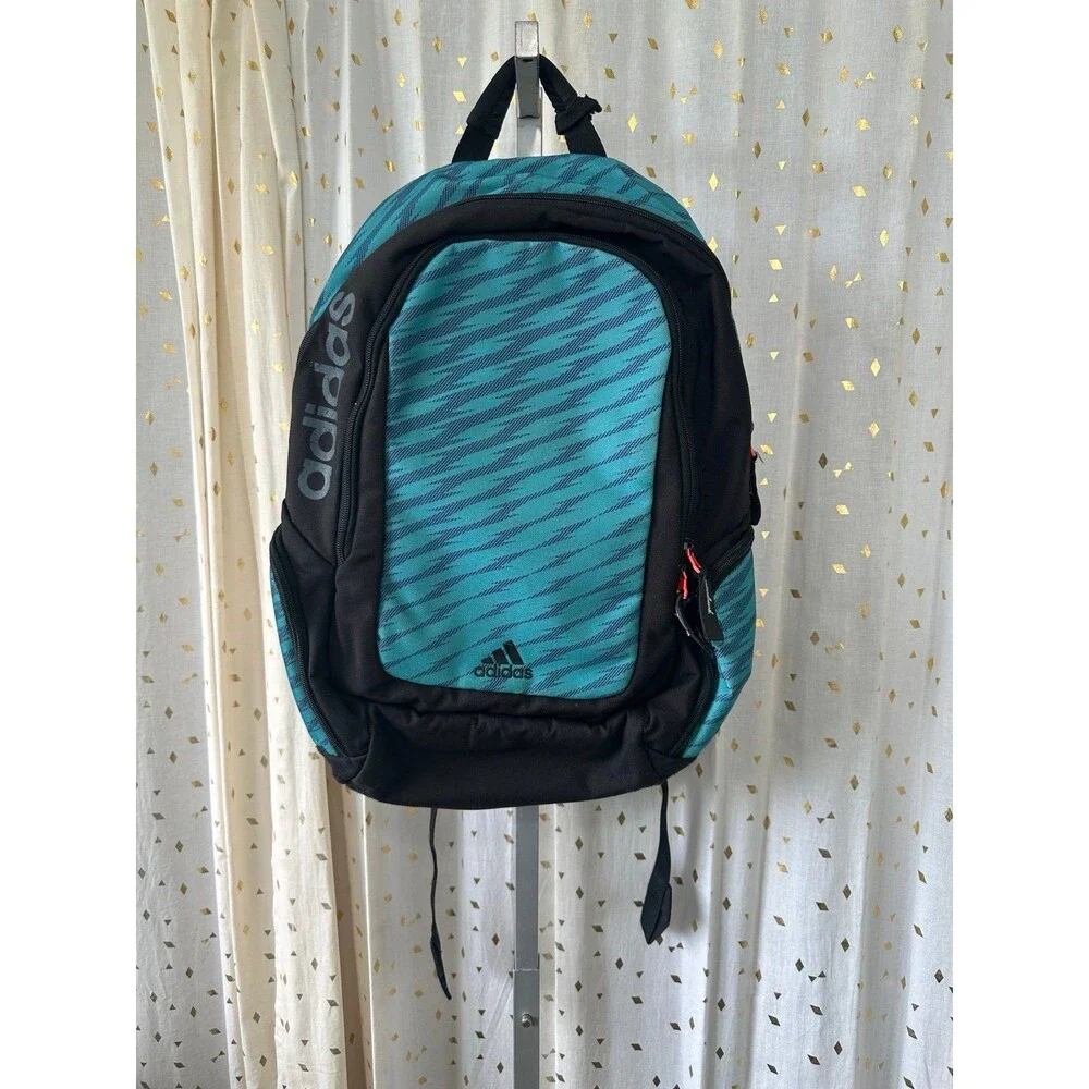 Adidas Ultraride Unisex Blue Stripe Adjustable Padded Shoulder Straps Backpack